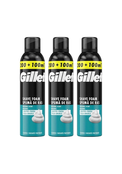 Gillette Hassas Tıraş Köpüğü 3 x 300 ML