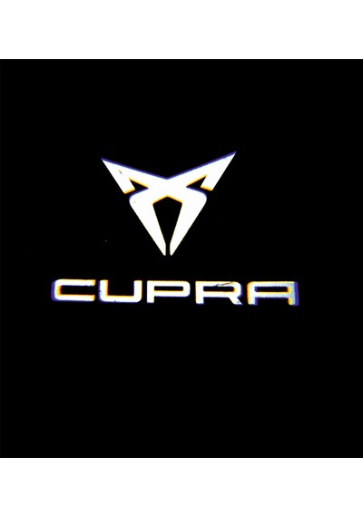 Cupra Araçlar Için Pilli Yapıştırmalı Kapı Altı Led Logo