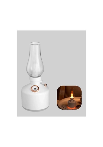 Usb Şarjlı Retro Gaz Lambası Hava Nemlendirici Led Atmosfer Işıklı - Hs08379757-5005 Renkli