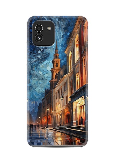 Samsung Galaxy Uyumlu A03 Kılıf Boutique Baskılı Resimli Resim Pcode -083
