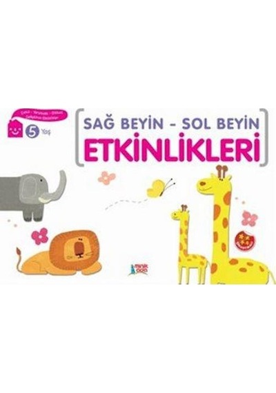 Sağ Beyin Sol Beyin Etkinlikleri 5 Yaş - Minik Ada Yayınları