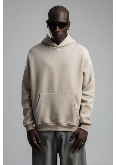 Catch K-715 Erkek Kapşonlu Sweat Vizon