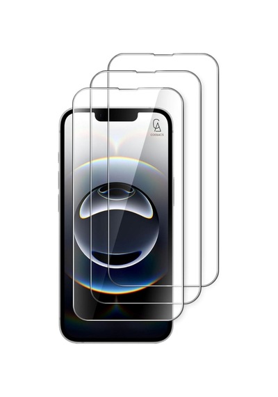 Apple Uyumlu   iPhone 16e İle Ekran Koruyucu Şeffaf Temperli Kırılmaz Cam Ekran Koruyucu 3 Adet