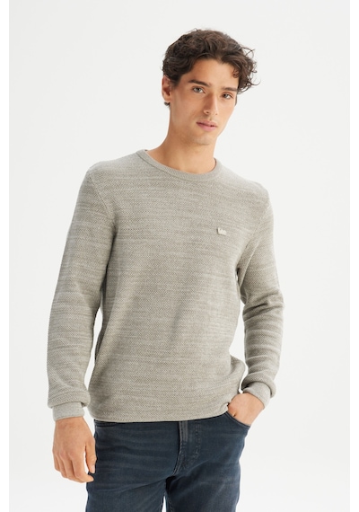 Lee Regular Fit Bisiklet Yaka Erkek Triko Kazak L2520364614 Bej