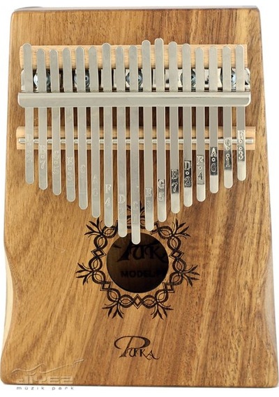 Puka Pk2 Koa Kalimba taşıma Kılıfı ve Çekiç Dahil