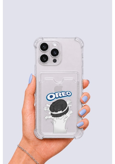 Apple iPhone Uyumlu 13 Pro Max Kartlıklı Oreo Desenli Kılıf