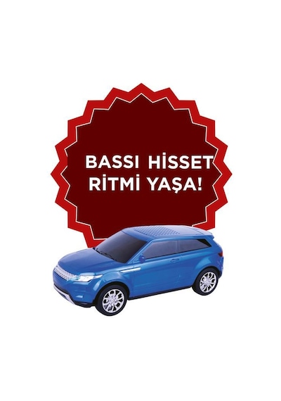 Torima D88 Bluetooth Hoparlör Suv Araba Tasarımlı 16w Fm Usb Selfie Speaker Mavi