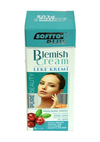 Softto Plus Leke Giderici Bitkisel Karışımlı SPF+15 Cilt Leke Kremi 75 ML