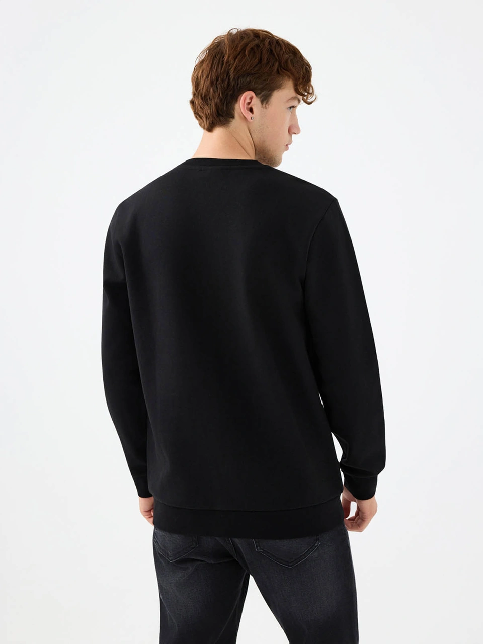 Loft Regular Fit Siyah Erkek Sweatshirt Lf2041227 Siyah