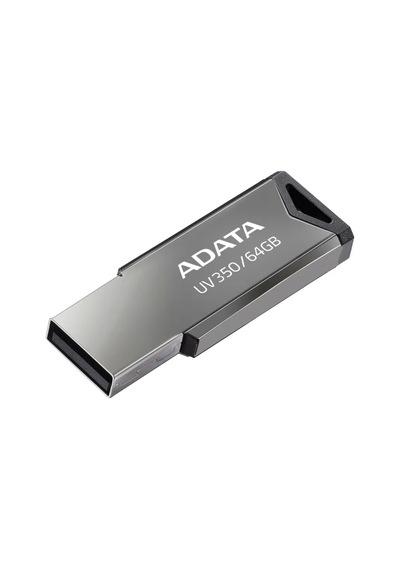 Adata Pen Drive Adata Au350 64gb 3.2 Silver Flash Bellek