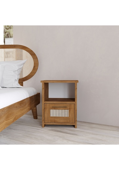 Renazzo Padova Hazeranlı Masif Ahşap Yatak Odası Takımı 2 Ceviz 100x200