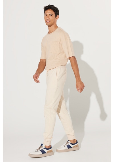 AC&Co / Altınyıldız Classics Erkek Bej Standart Fit Normal Kesim %100 Pamuk Cepli Rahat Eşofman Altı Bej AC&Co / Altınyıldız Classics Erkek Bej Standart Fit Normal Kesim %100 Pamuk Cepli Rahat Eşofman Altı Bej