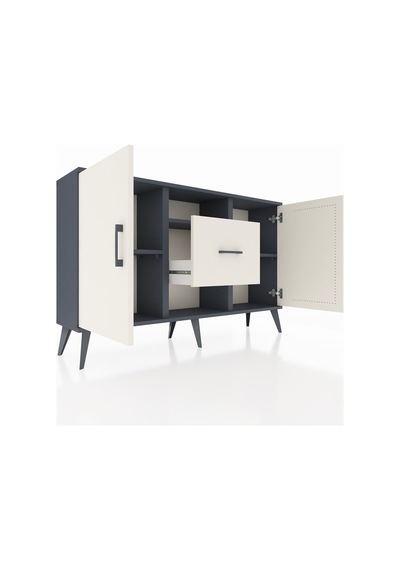 Arges Konsol 3 Raflı Tek Çekmeceli 2 Kapaklı 132x30x83 Antrasit-aytaşı/aytaşı Aytaşı/aytaşı Arges Konsol 3 Raflı Tek Çekmeceli 2 Kapaklı 132x30x83 Antrasit-aytaşı/aytaşı Aytaşı/aytaşı