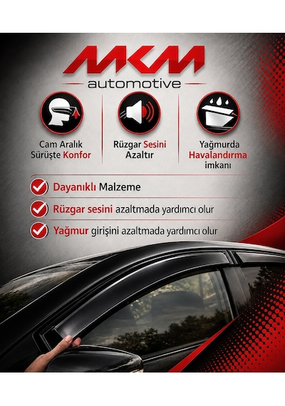 Dacia Duster 2018 Ve Üzeri 4'Lü Cam Rüzgarlığı