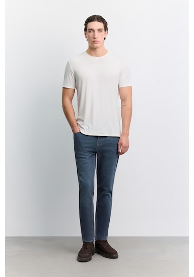Avva Erkek Ekru Bisiklet Yaka Soft Touch Premium Basic Regular Fit T-shirt A62y1037 Avva Erkek Ekru Bisiklet Yaka Soft Touch Premium Basic Regular Fit T-shirt A62y1037