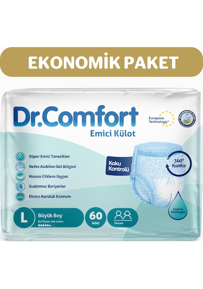 Dr. Comfort Emici Külot Hasta Bezi  L 2 x 30'lu