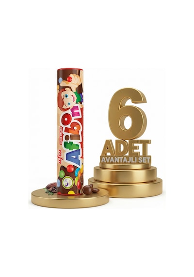 Afia Afibon Kakaolu Draje Şekerleme 6x20 Gr