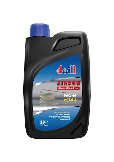 Doill PAG Klima Sistemi Yağı – Kompresör Yağı – Ekovat 46 R134 1 L