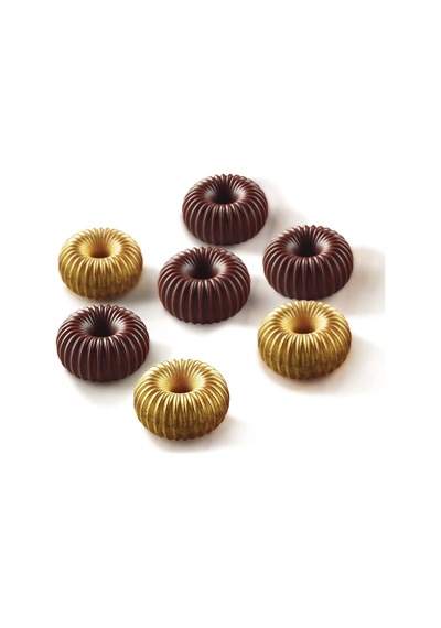 22.149.77.0065 Silikomart Scg49 Choco Crown Silikon Kalıp Kahverengi
