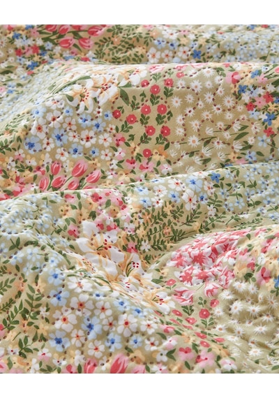 English Home Blossom Bouquet Çift Kişilik Çok Amaçlı Örtü 200x220 Cm Pembe Pembe