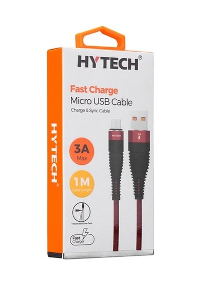 Hytech Hy-X225 3A Micro Usb 1M Kırmızı Data + Sarj Kablosu (520945068)