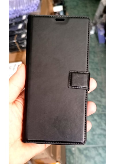 Huawei P Smart 2018 Uyumlu Kapaklı Cüzdanlı Kılıf Kartvizit Gözlü