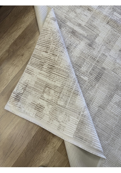 Hoom Rugs Touch 801 Kemik Bej Modern Salon Halısı Bej