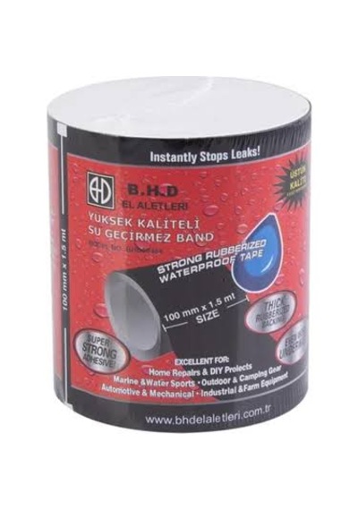 Bhd Suya Dayanıklı Su Geçirmez Sızdırmaz Boru Tamir Bandı 100 Mm X 150 Cm