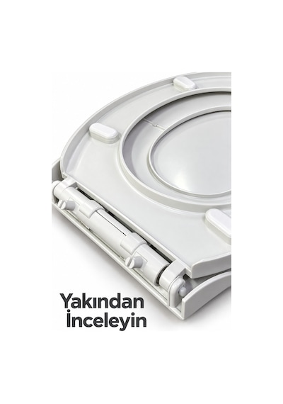 Çocuk Oturağı Entegre Beyaz Aile Klozet Kapağı