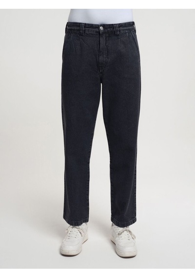 LOFT Pleated Baggy Balloon Fit Erkek Pantolon Denim