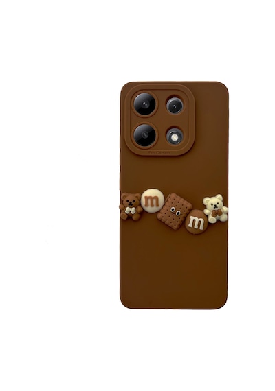 Xiaomi Redmi Note 13 Pro 4g Kılıf 3d M Bear Kamera Korumalı Silikon Kapak