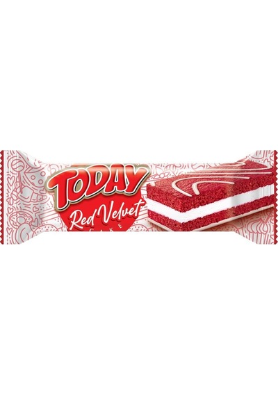 Today Red Velvet Kek 40 Gr. 24 Adet (1 Kutu)