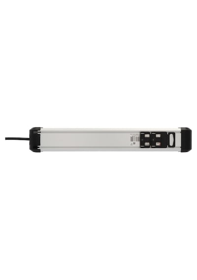 Brennenstuhl Premium-alu-line 6 Soketli 2 Adet 3.1 Hızlı Şarj Usb' Li Uzatma Priz Anahtarlı 3 Metre