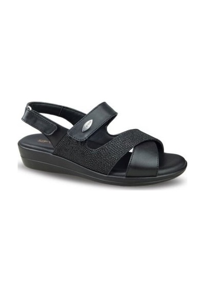 Ceyo 9863-42 Siyah Bayan Sandalet
