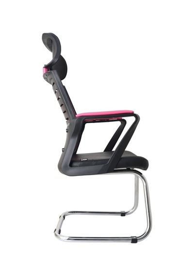 Xfly Metal Ayaklı Oyuncu Koltuğu - Pembe File - 2400J0545