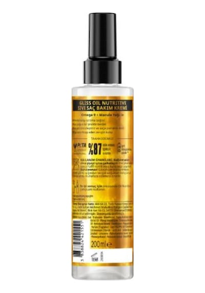 Oil Nutritive Sıvı Saç Kremi 200ml X 3'lü Set