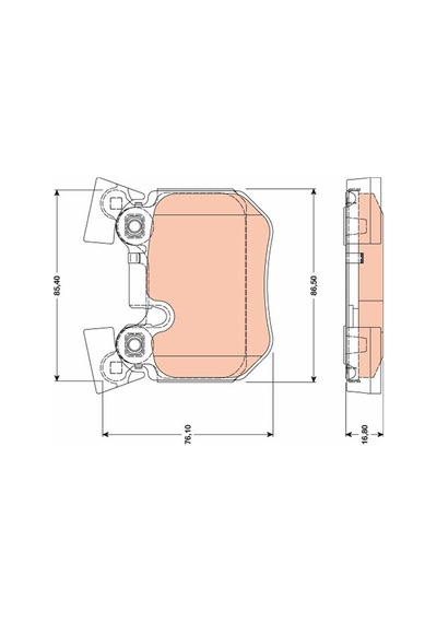 Fren Balatası Arka Bmw E81 E82 E88 E90 E92 34216791421