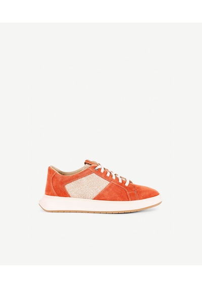 Yargıcı Hasır Detaylı Sneaker Kiremit
