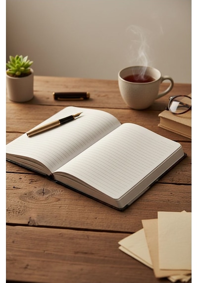 Atatürk Tarihsiz Ajanda Kuşe Kapak Siyah 1 Adet Atatürk Modalist Çizgili Defter Lastikli 14x20 Cm Günlük Planlayıcı
