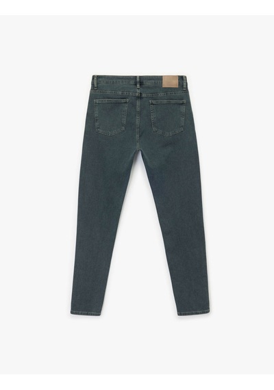 Koton Michael Petrol Erkek Jean Pantolon 7wam40092nd