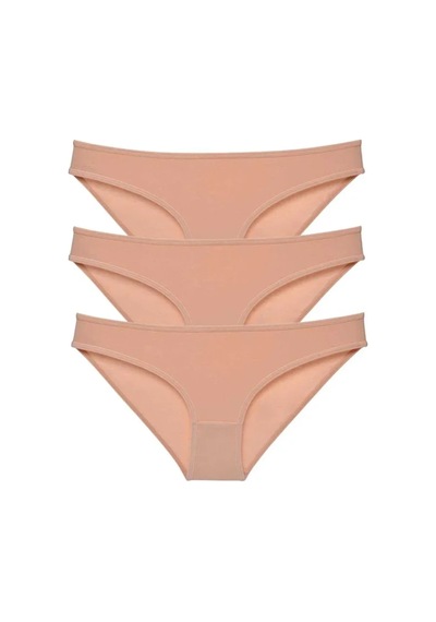 3 Adet Süper Eko Set Likralı Kadın Slip Külot Ten Mudanis Diğer