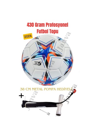 Janva Pompalı Fifa European Red Şampiyonlar Ligi Özel Tasarımı Futbol Topu Lazer Kesim 430 gram 1.kalite Beyaz