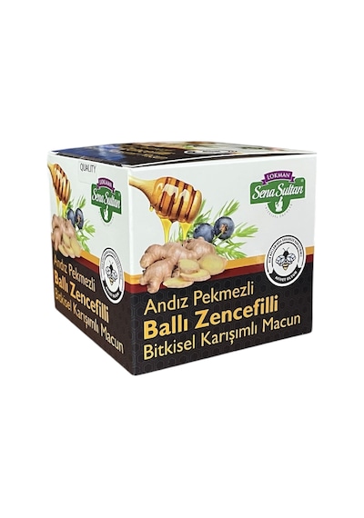 Andız Pekmezli Ballı Zencefilli Karışımlı Macun 350 Gr, Lokman Sena Sultan