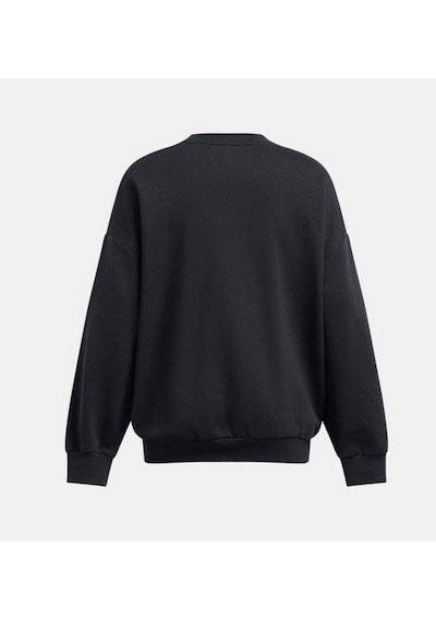 Ua Rival Fleece Os Crew Kadın Sweatshirt 1386463-001 SiYAH