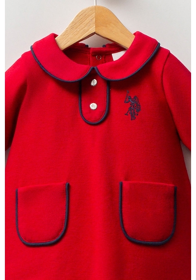U.S. Polo Assn. U.s. Polo Assn Kız Bebek Kırmızı Elbise 5274-49041 Kırmızı