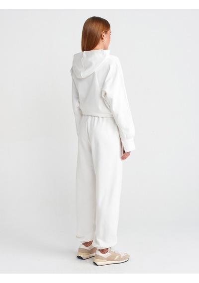 Dilvin 70458 Basic Jogger Pantolon Ekru