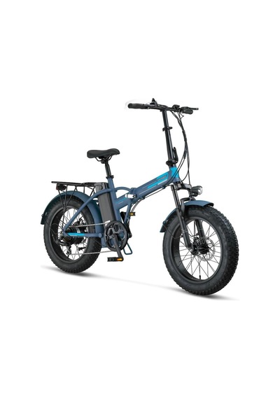 Mosso Lunara-rr Elektrikli Katlanır Bisiklet 420h Md 20 Jant 7 Vites Tasman Mavi Mavi Çok Renkli