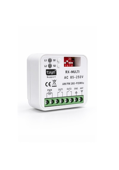 Alpsmart As865s Wi-fi Ve 433 Mhz Akıllı Tuya Destekli Alıcı Ve 2'li Kumanda Seti