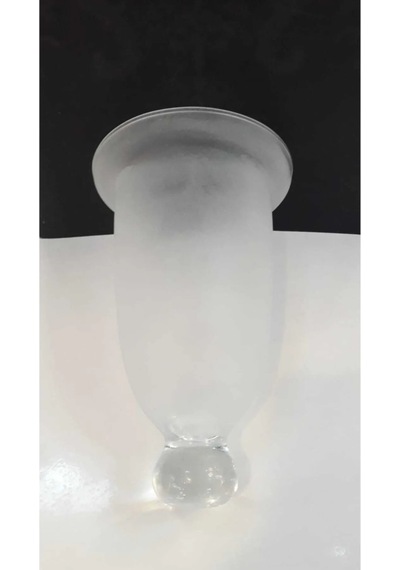 Kandil Avize Camı 16cmx11 Cm Beyaz