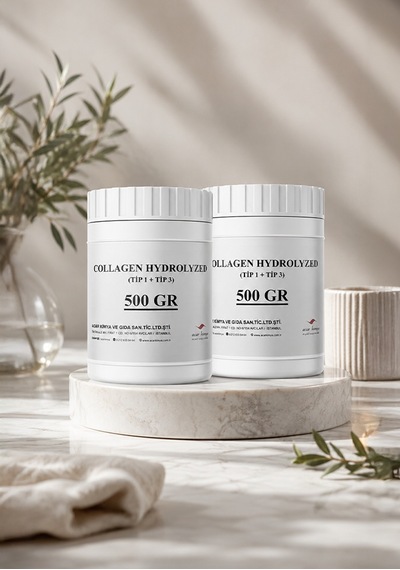 HYDROLYZED COLLAGEN POWDER (TİP 1 & TİP 3) - 1 KG